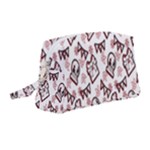 Signs Of Christmas Time  Wristlet Pouch Bag (Medium)