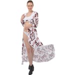 Signs Of Christmas Time  Maxi Chiffon Beach Wrap