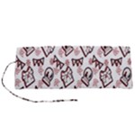 Signs Of Christmas Time  Roll Up Canvas Pencil Holder (S)