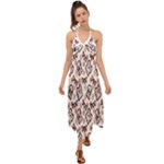 Signs Of Christmas Time  Halter Tie Back Dress 