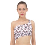Signs Of Christmas Time  Spliced Up Bikini Top 