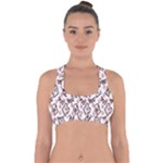 Signs Of Christmas Time  Cross Back Hipster Bikini Top 