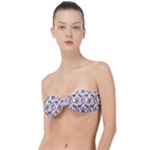 Signs Of Christmas Time  Classic Bandeau Bikini Top 