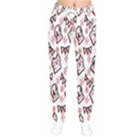 Signs Of Christmas Time  Women Velvet Drawstring Pants