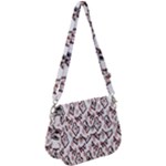 Signs Of Christmas Time  Saddle Handbag