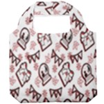 Signs Of Christmas Time  Foldable Grocery Recycle Bag