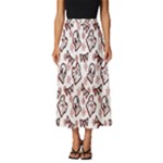 Signs Of Christmas Time  Classic Midi Chiffon Skirt