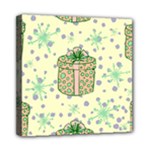 Purple Gifts On A Holy Night   Mini Canvas 8  x 8  (Stretched)