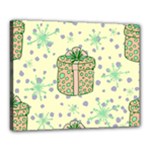 Purple Gifts On A Holy Night   Canvas 20  x 16  (Stretched)