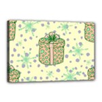 Purple Gifts On A Holy Night   Canvas 18  x 12  (Stretched)