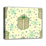 Purple Gifts On A Holy Night   Deluxe Canvas 20  x 16  (Stretched)