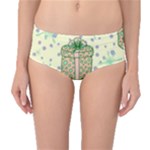 Purple Gifts On A Holy Night   Mid-Waist Bikini Bottoms