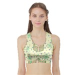 Purple Gifts On A Holy Night   Sports Bra with Border