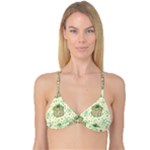 Purple Gifts On A Holy Night   Reversible Tri Bikini Top