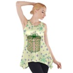Purple Gifts On A Holy Night   Side Drop Tank Tunic