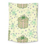 Purple Gifts On A Holy Night   Medium Tapestry