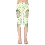 Purple Gifts On A Holy Night   Kids  Capri Leggings 