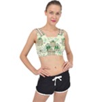 Purple Gifts On A Holy Night   V-Back Sports Bra