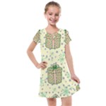 Purple Gifts On A Holy Night   Kids  Cross Web Dress