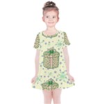Purple Gifts On A Holy Night   Kids  Simple Cotton Dress