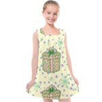 Purple Gifts On A Holy Night   Kids  Cross Back Dress