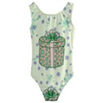 Purple Gifts On A Holy Night   Kids  Cut-Out Back One Piece Swimsuit