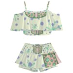 Purple Gifts On A Holy Night   Kids  Off Shoulder Skirt Bikini