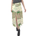 Purple Gifts On A Holy Night   Velour Split Maxi Skirt