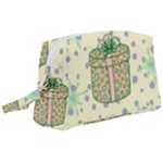 Purple Gifts On A Holy Night   Wristlet Pouch Bag (Large)