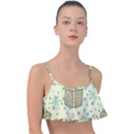 Purple Gifts On A Holy Night   Frill Bikini Top