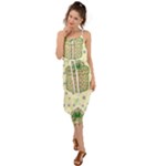 Purple Gifts On A Holy Night   Waist Tie Cover Up Chiffon Dress