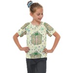 Purple Gifts On A Holy Night   Kids  Mesh Piece T-Shirt