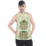 Purple Gifts On A Holy Night   Men s Sleeveless Hoodie
