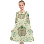 Purple Gifts On A Holy Night   Kids  Midi Sailor Dress