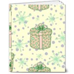 Purple Gifts On A Holy Night   8  x 10  Hardcover Notebook