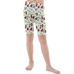 Warm Christmas  Kids  Mid Length Swim Shorts