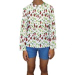 Warm Christmas  Kids  Long Sleeve Swimwear