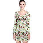 Warm Christmas  Long Sleeve Bodycon Dress