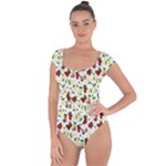 Warm Christmas  Short Sleeve Leotard 