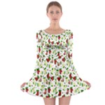 Warm Christmas  Long Sleeve Skater Dress