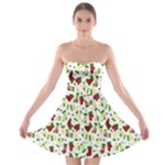 Warm Christmas  Strapless Bra Top Dress