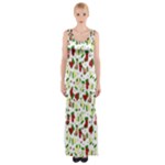 Warm Christmas  Thigh Split Maxi Dress