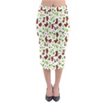 Warm Christmas  Midi Pencil Skirt