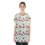 Warm Christmas  Skirt Hem Sports Top