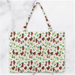 Warm Christmas  Zipper Medium Tote Bag