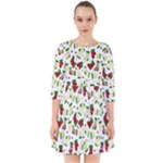 Warm Christmas  Smock Dress