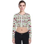 Warm Christmas  Long Sleeve Zip Up Bomber Jacket