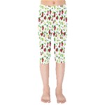 Warm Christmas  Kids  Capri Leggings 
