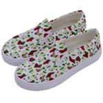 Warm Christmas  Kids  Canvas Slip Ons
