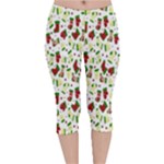 Warm Christmas  Velvet Capri Leggings 